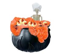 Chaudron des sorcières, décorations d'horreur pour Halloween, ornement décoratif pour bureau, jardin, seuil, photocabine, table à manger, porche , salle de classe, maison