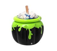 Chaudron D'Halloween - Seau À Glace Gonflable 60 X 60 X 67 Cm, Refroidisseur De Boisson De Sorcière | Distributeur De Bonbons, Seau À Boisson Glacée, Sorcière, Pour Décoration De Scène De Fête D'Hallo