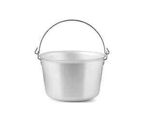 Chaudron en aluminium AGNELLI avec poignée en arc Cm 30 Lt 8 Pot de cuisine