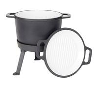 Chaudron en fonte émaillée 3en1 12 L Rossner