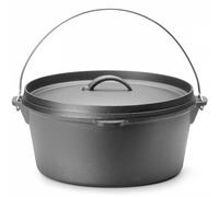Chaudron en fonte, marmite de chasse, pour la cuisson au feu de camp, pour soupe