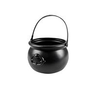 Boland 74463 - Bouilloire de sorcière en Plastique Noir, 13 x 19 cm, décoration Costume, Halloween, Carnaval, fête à thème, Accessoire