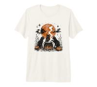 Chaudron Mystique Black Cats Pleine Lune T-Shirt Haut de Gamme