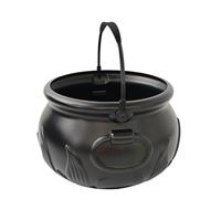 Chaudrons de sorcières, accessoire de vacances réutilisable, 25x16,5 cm, pot de service effrayant, bol d'exposition d'Halloween, look d'Halloween festif, idéal pour les configurations de truc ou de ré