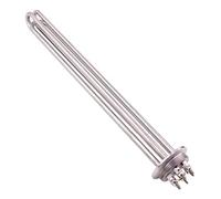 Chauffage 2 Tri-Clamp OD64MM22 0V / 380V 6KW Élément chauffant électrique de la densité de densité basse watter for brasserie et distillation