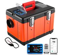 Chauffage à air diesel portable 8 KW Max, chauffage de stationnement diesel tout-en-un, contrôle par application Bluetooth et écran LCD, chauffage de couchette avec kit de boîte à outils professionn