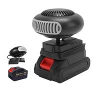 Chauffage a Batterie,Petit Chauffage De Voiture 170 W,Désembueur De Vitres De Voiture Sans Fil Avec Piles, Pour Camping-Car, Tente, Voiture, Tricycle électrique, Bureau (1*battery, One Size)