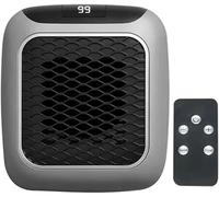 Chauffage à flash de chaleur, Chauffage mural en céramique, Temps de thermostat 12H, Mini ventilateur de chauffage portable 800W, Chauffage rapide en 30 secondes, Élément chauffant en céramique Ptc