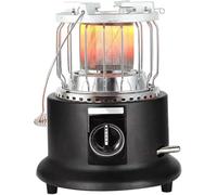 Chauffage À Gaz Portable 3700 W Cuisinière Multifonctionnelle Autoportante avec Poignée en Acier Inoxydable Puissance de Feu Réglable Four Chauffant pour Intérieur Et Extérieur Camping Voyage black