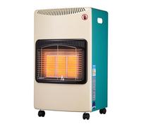 Chauffage à gaz portable 4.2kW - Réchauffeur d'armoire mobile compact avec roues pour l'intérieur et l'extérieur, réglages de chaleur réglables, paquet d'accessoires complet pour le bureau, garage, ha