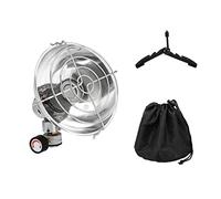 Chauffage à gaz portable Mini réchaud de tente de camping Réchaud chauffage au propane butane avec support Sac rangement tente camping