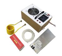 Chauffage à Induction, 2500W Induction Heater High Frequency Induction Heating Machine Metal Smelting Furnace+power Supply