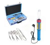 Chauffage à Induction magnétique Chauffage à Induction magnétique sans Flamme 1100 W 110 V/220 V for extracteur de boulons de Voiture avec bobines 3/8, boîte en Aluminium.(8 Coils,220V EU)
