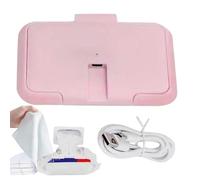 Chauffage à lingettes portable | Distributeur de lingettes légères Chauffe-lingettes pour bébé - Chauffe-serviettes humides réutilisable pour bébés, boîte chauffante pour serviettes, chargeur USB, cou