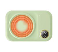 Chauffage à Tasse à Café - 3 Niveaux Arrêt Automatique Réglable,Chauffe-Boisson Électrique Pour Tasses,Pour La Facilité D'Intérieur Sur Le Lieu De Travail Dans L'étude Du Matin Au Bureau Utilisation