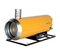 Chauffage air pulsé supendu au fuel à combustion indirecte (avec cheminée) 49 kW 2150 m3/h 230V HPV55S Sovelor