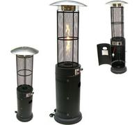 Chauffage au gaz Colonne de feu Chauffage de terrasse 56703 Chauffage radiant au gaz 11kw Champignon de chauffage