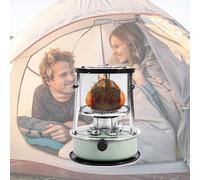 Chauffage au kérosène poêle Non électrique chauffage de Camping Durable chauffage efficace 9000 BTU/H chauffage à l'huile à Convection sans fumée(Green)