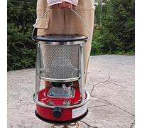 Chauffage au kérosène Portable 6L/4,6 l, grand poêle à kérosène, brûleur d'urgence for tente de Camping intérieure et extérieure, 9000 BTU/H(Red 4.6l)