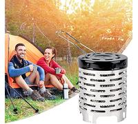 Chauffage Au Pétrole Pour Intérieur, Réchaud de camping en acier inoxydable, couverture chauffante for mini-réchaud portable avec poignée anti-brûlure, for la randonnée en plein air