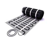 Chauffage au sol Mi-Heat 17/5 noir - 4 m² - 200 W/m² - Chauffage au sol - Tapis de salle de bain - Chauffage au marbre