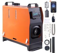 Chauffage auxiliaire air-diesel 12 V 5 kW - Chauffage auxiliaire air-diesel Réchauffeur d'air - 0,16-0,52 L/heure - Chauffage diesel avec écran LCD, télécommande & Bluetooth-APP