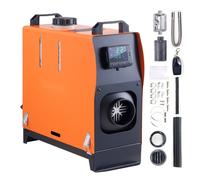 \"Chauffage auxiliaire diesel à air chaud 12 V 8 kW, chauffage diesel à air avec écran LCD & télécommande - chauffage à air réchauffeur d'air pour bus, camions et autres. - Consommation 0,16-0,62 L/he