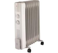 Chauffage bain d'huile - DX DREXON - 2500W - 3 allures de chauffe - 4 roulettes - poignée de transport