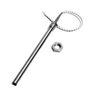 Chauffage Cartouche chauffante à filetage DN15 (1/2 "), élément chauffant for l'eau, 201SS, diamètre du Tube de 15mm. 1300W/1500W/1700W/1800W/2200W avec écrou(DN15 15x450mm 1700W)