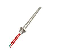 Chauffage Cartouche chauffante sans fumée 220V, élément chauffant à air à haute température, combustion à sec, for poêle à barbecue(220V 1000W)