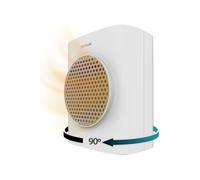 Chauffage céramique 1500?W blanc oscillant