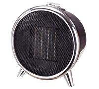 Chauffage Céramique, 2 Puissance, Portable, Thermostat Automatique Design Modern, Briebe, HT1129, 1500, Noir/Argent Noir/Argent