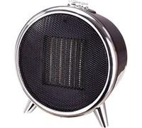 Chauffage Céramique, 2 Puissance, Portable, Thermostat Automatique Design Modern, Briebe, HT1129, 1500, Noir/Argent Noir/Argent