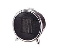 Briebe HT1129 Radiateur soufflant portable en céramique 2 niveaux de puissance Thermostat automatique Noir/Argent
