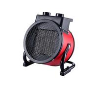 Chauffage Céramique, 2 Puissance, Portable, Thermostat Automatique Design Modern,, HT1130, 2400, Noir/Rouge