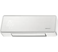Chauffage mural en céramique télécommande et écran LED, minuterie et blanc