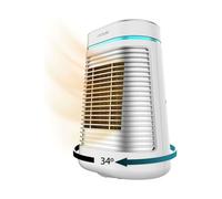 Chauffage céramique tour blanc 1500 W écran LED