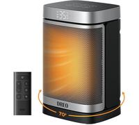 Chauffage D’Appoint Atom One PTC Oscillant 70° Thermostat Minuterie Télécommande Protection Anti-Surchauffe Mode Eco