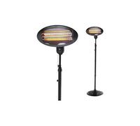 Chauffage d Appoint Quartz EDM 07091 07091 2000 W 49 6 15 6 24 2 cm Noir