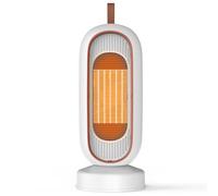 Chauffage d’appoint soufflant compact économe en énergie - 800W/1300W Haute qualité, Silencieux, Résistance PTC céramique, 2 niveaux de puissance, Protection surchauffe & anti-basculement