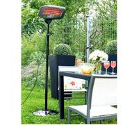 Chauffage d’extérieur - Radiant sur pied - 3 niveaux de chaleur - IPX4 - Hauteur réglable