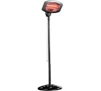 Semptec - Chauffage d'extérieur radiant sur pied QW-2000 - 3 niveaux - IPX4 - Hauteur réglable