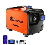 Chauffage d'air horizontal diesel Foursun, Bluetooth/APP/Télécommande, Démarrage/Arrêt automatique, Adaptation au plateau 5000m, Voix multilingue, Chauffage rapide, Double température, 4 protections
