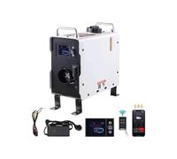 Chauffage d'air Tout-en-Un 2 KW 12 V/24 V avec télécommande, écran d'affichage, Alarme de CO for véhicule et extérieur pour Salle de Bain, Chambre