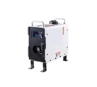 Chauffage d'appoint 2/8 kW 12 V/24 V tout-en-un avec écran Bluetooth et alarme de monoxyde de carbone, idéal for une utilisation extérieure en véhicule.