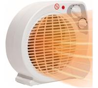 Chauffage d'appoint 2000W, Radiateur Soufflant 2 Niveaux 1000/2000W, Protection Anti-Surchauffe et Anti-Basculement