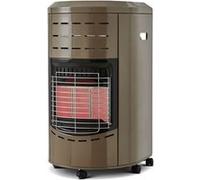 Chauffage d'appoint à gaz Calgary Taupe - - Intérieur - Brûleur céramique Infrarouge - 3 Puissances de Chauffe - 40 m²