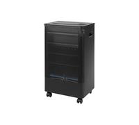 FAVEX - Chauffage d'appoint à gaz Rudna Blue Flame - Intérieur - Brûleur Inox Infrableu - 3 Puissances de chauffe - 4200 W - jusqu'à 40 m² - Noir