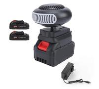 Chauffage D'appoint Alimenté par Batterie,Chauffage Voiture Portable sans Fil,Chauffage Rapide De 170 W pour Dégivreur,Chauffage Rapide,Dégivrage,Désembueur,pour Maison,Bureau,SUV,Bureau (24V)