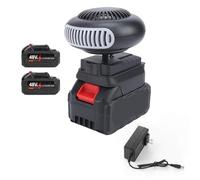 Chauffage D'appoint Alimenté par Batterie,Chauffage Voiture Portable sans Fil,Chauffage Rapide De 170 W pour Dégivreur,Chauffage Rapide,Dégivrage,Désembueur,pour Maison,Bureau,SUV,Bureau (48V)